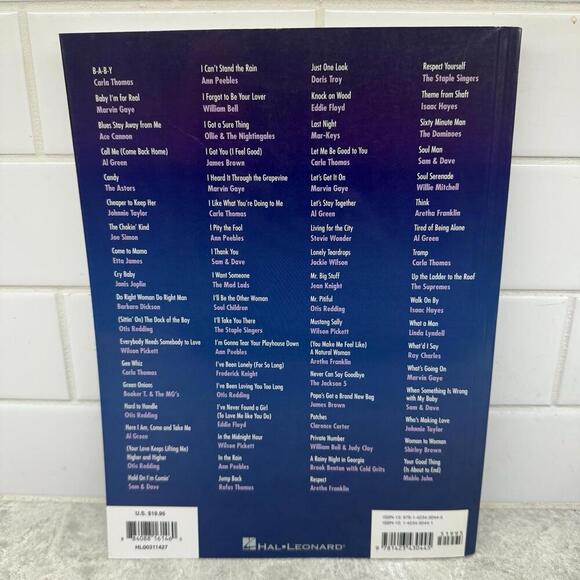 The best Soul Songs Ever Sheet Music Piano, Vocal, Guitar -Hal Leonard 70+ song - Picture 2 of 5